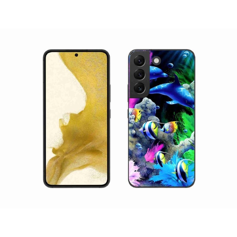 Gél tok mmCase a Samsung Galaxy S22 5G készülékhez - tengeri világ