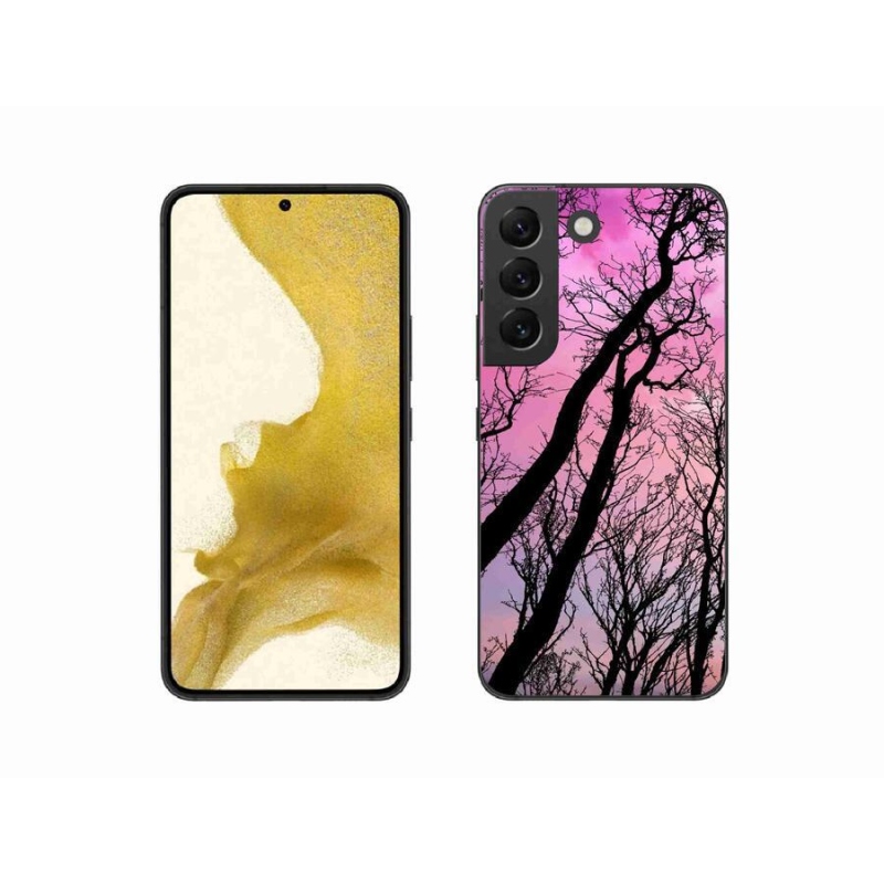 Gél tok mmCase a Samsung Galaxy S22 5G készülékhez - kidőlt fák