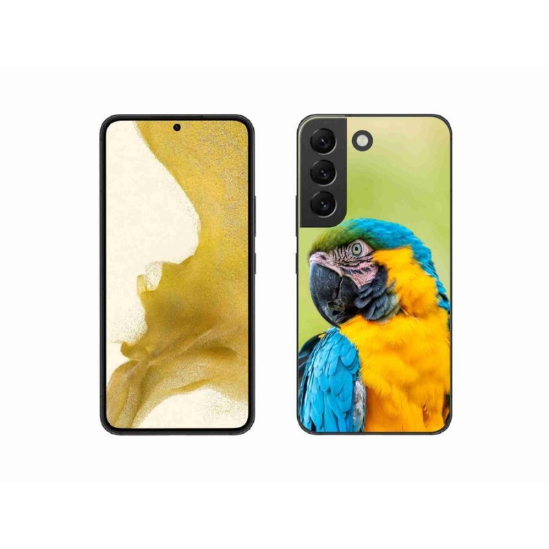 Gél tok mmCase a Samsung Galaxy S22 5G készülékhez - papagáj ara 2