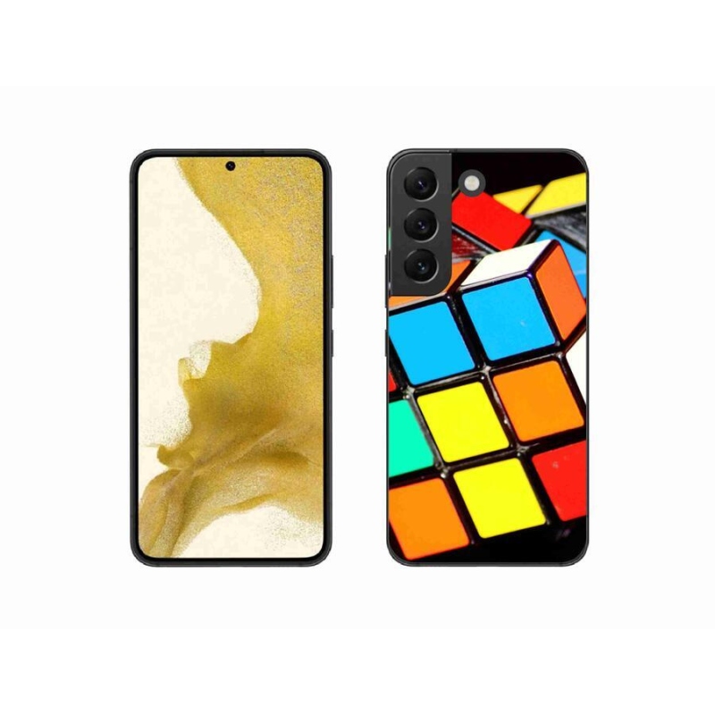 Gél tok mmCase Samsung Galaxy S22 5G - Rubik-kocka Samsung Galaxy S22 5G-hez