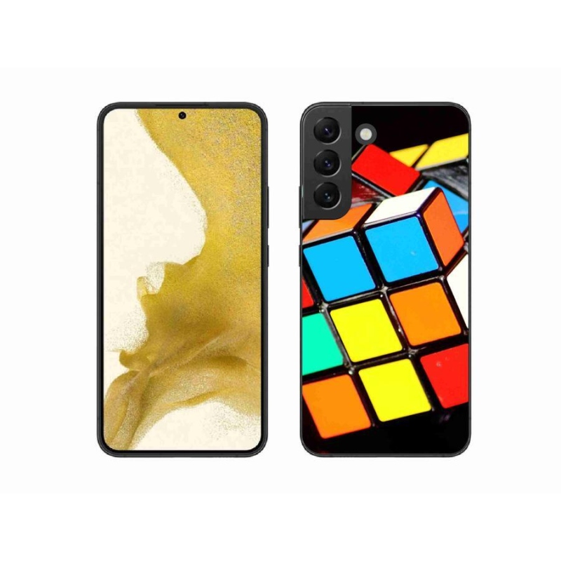 Gél tok mmCase Samsung Galaxy S22+ 5G - Rubik-kocka Samsung Galaxy S22+ 5G számára