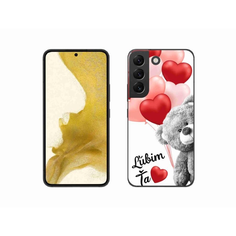 Gél tok mmCase a Samsung Galaxy S22 5G készülékhez - I love you en