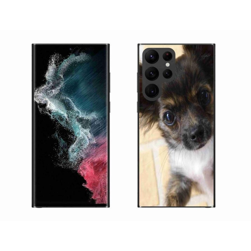 Gél tok mmCase a Samsung Galaxy S22 Ultra 5G készülékhez - chihuahua 2