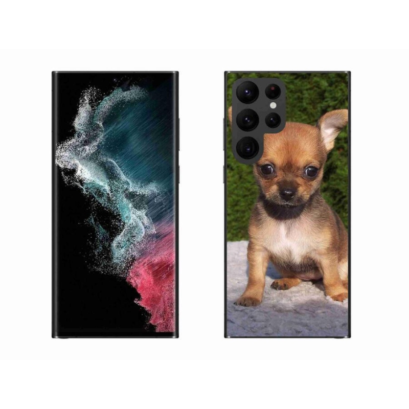 Gél tok mmCase a Samsung Galaxy S22 Ultra 5G készülékhez - chihuahua 3