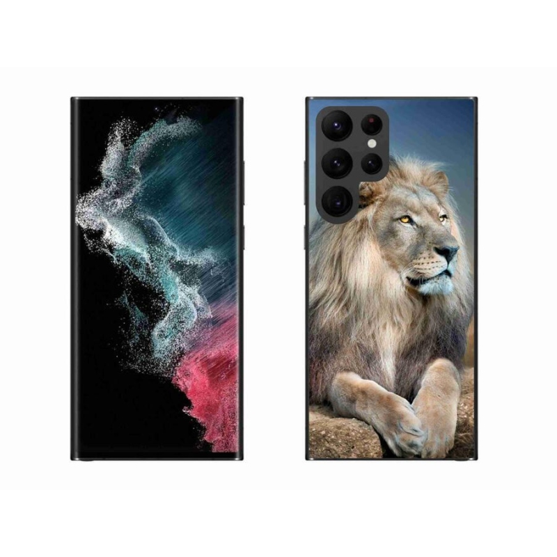 Gél tok mmCase a Samsung Galaxy S22 Ultra 5G készülékhez - Lion 1