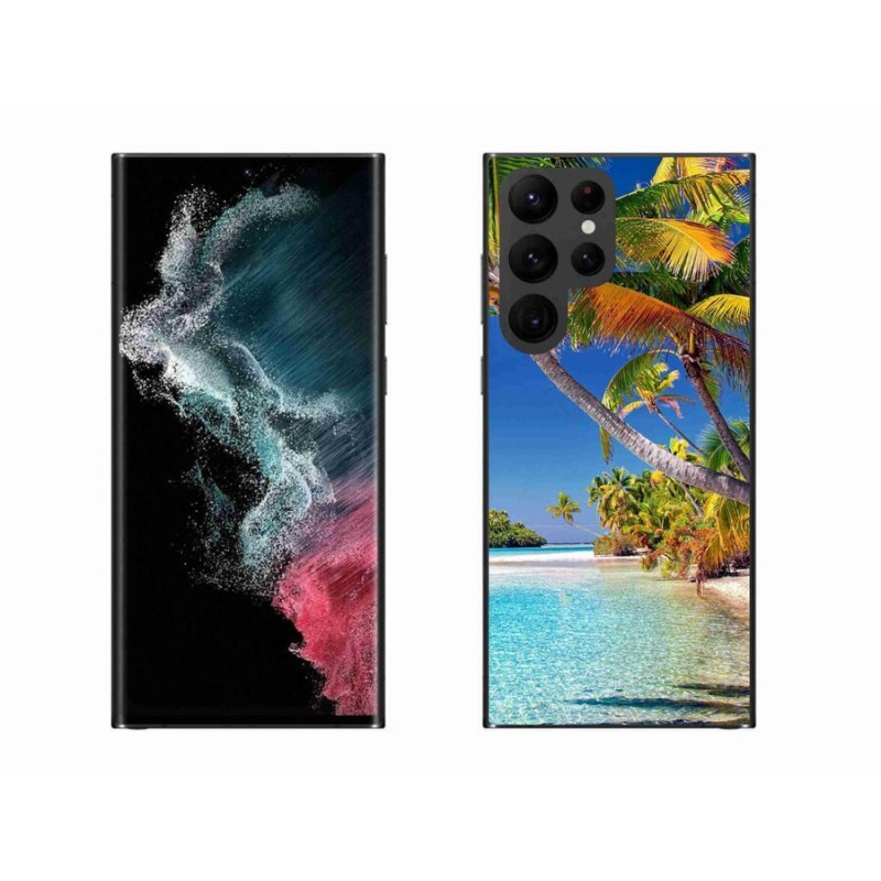 Gél tok mmCase Samsung Galaxy S22 Ultra 5G - tengerparti zselés tok mmCase - tengerpart