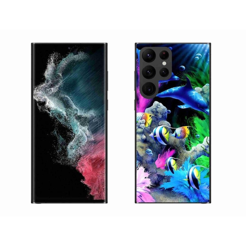 Gél tok mmCase Samsung Galaxy S22 Ultra 5G - Tengeri Világ