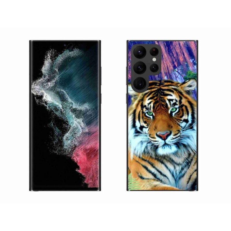 Gél tok mmCase a Samsung Galaxy S22 Ultra 5G készülékhez - tigris