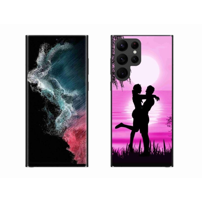 Gél tok mmCase a Samsung Galaxy S22 Ultra 5G készülékhez - naplemente