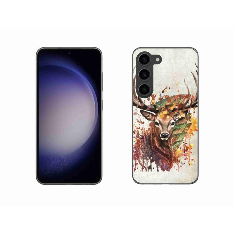 Gél tok mmCase a Samsung Galaxy S23 5G készülékhez - szarvas 1