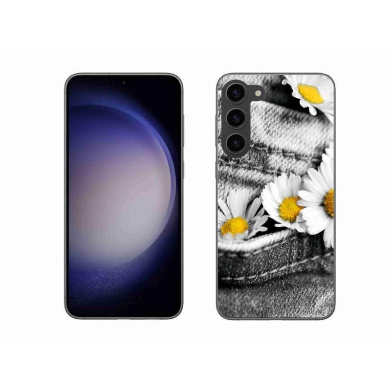 Gél tok mmCase Samsung Galaxy S23+ 5G - margaréták