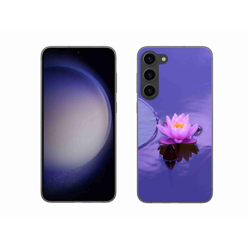 Gél tok mmCase Samsung Galaxy S23+ 5G - virág a vízben