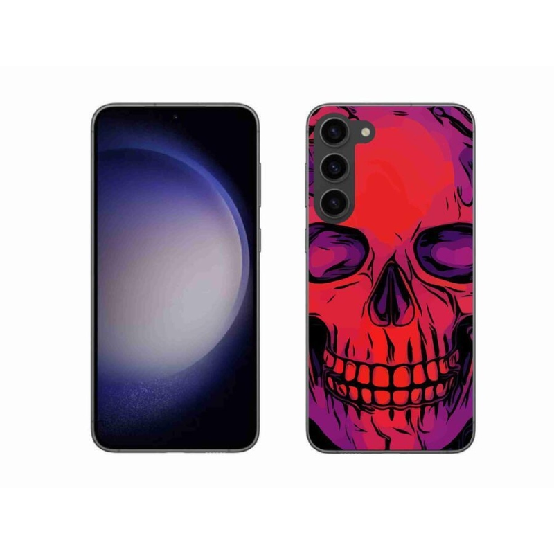 Gél tok mmCase a Samsung Galaxy S23+ 5G készülékhez - koponya