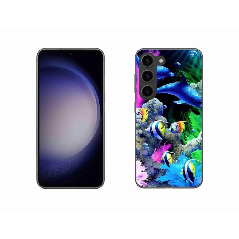 Gél tok mmCase Samsung Galaxy S23 5G - Tengeri Világ