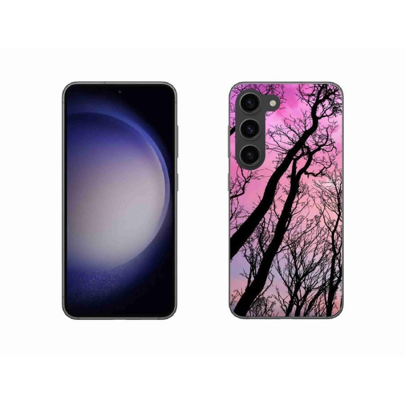 Gél tok mmCase a Samsung Galaxy S23 5G készülékhez - kidőlt fák