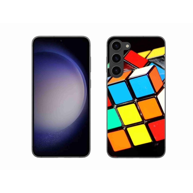 Gél tok mmCase Samsung Galaxy S23+ 5G - Rubik-kocka Samsung Galaxy S23+ 5G számára