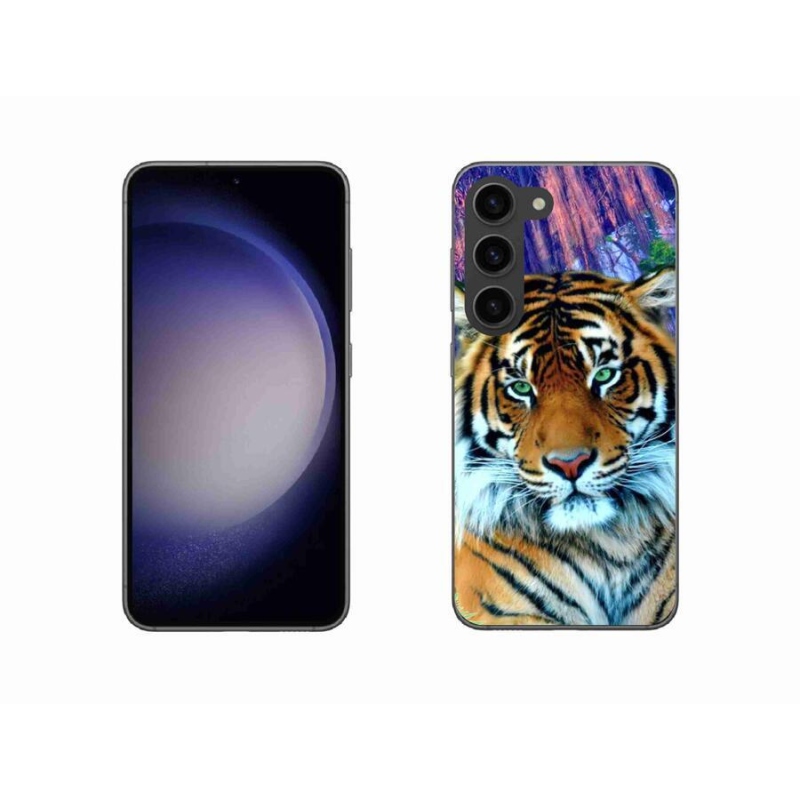 Gél tok mmCase a Samsung Galaxy S23 5G készülékhez - tigris
