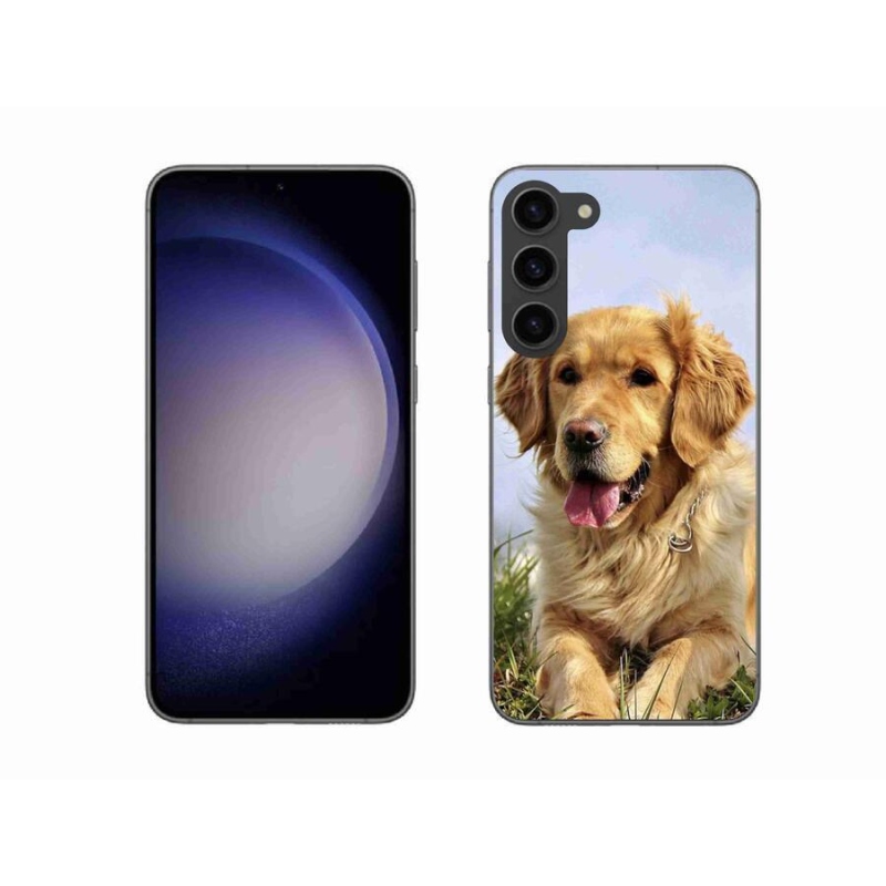 Gél tok mmCase Samsung Galaxy S23+ 5G - arany retriever