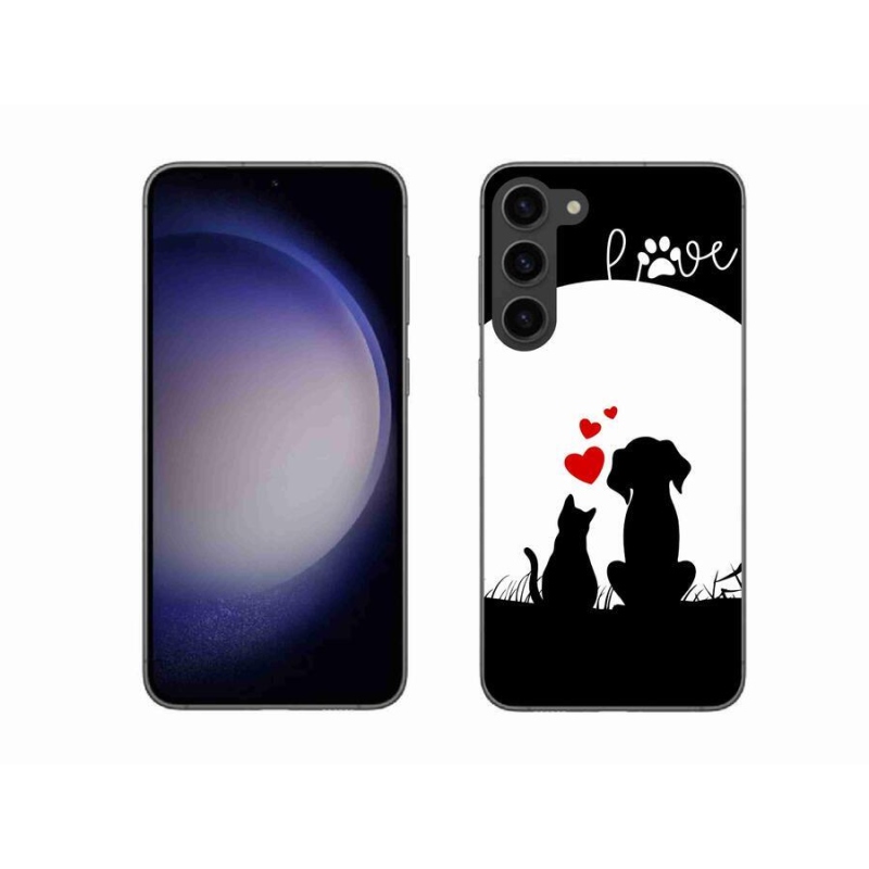 Gél tok mmCase Samsung Galaxy S23+ 5G - állatszeretet