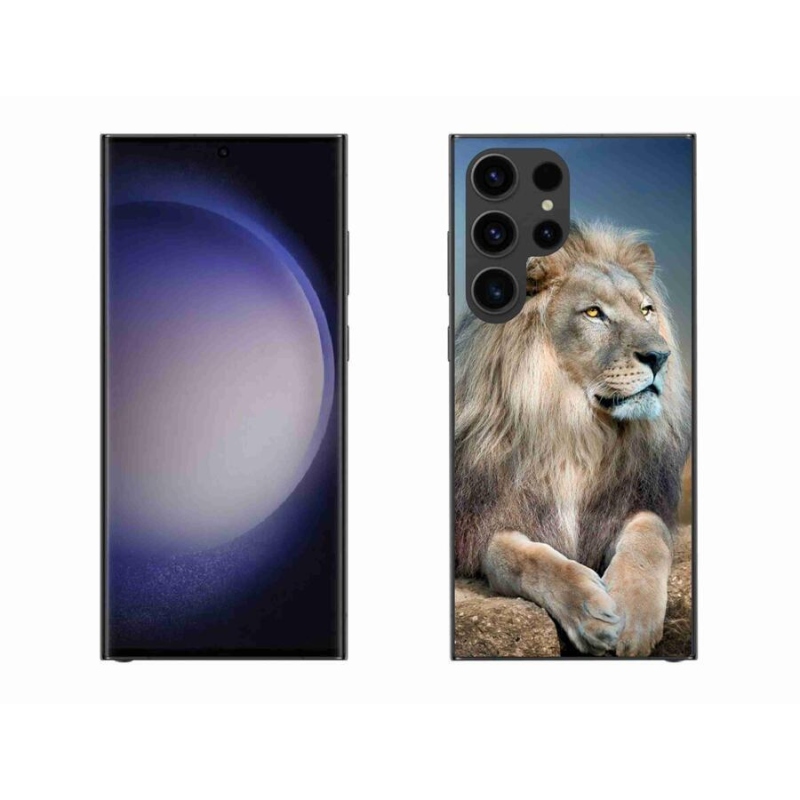 Gél tok mmCase a Samsung Galaxy S23 Ultra 5G készülékhez - Lion 1