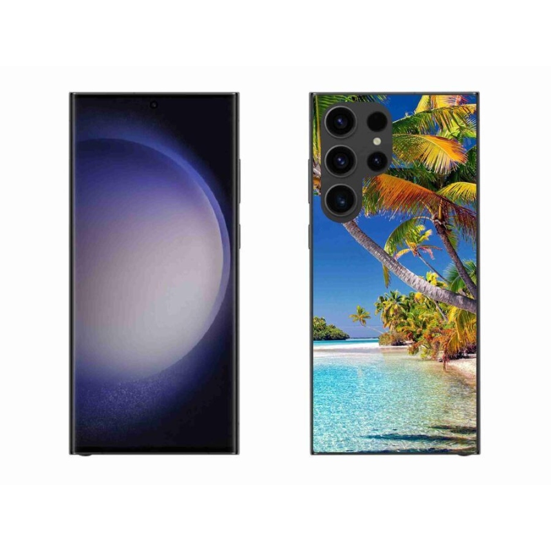 Gél tok mmCase Samsung Galaxy S23 Ultra 5G - tengerparti zselés tok mmCase - tengerpart