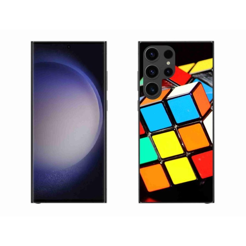 Gél tok mmCase Samsung Galaxy S23 Ultra 5G - Rubik-kocka Samsung Galaxy S23 Ultra 5G-hez