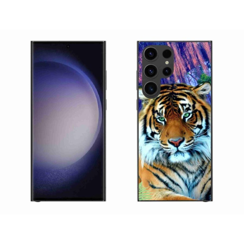 Gél tok mmCase a Samsung Galaxy S23 Ultra 5G készülékhez - tigris