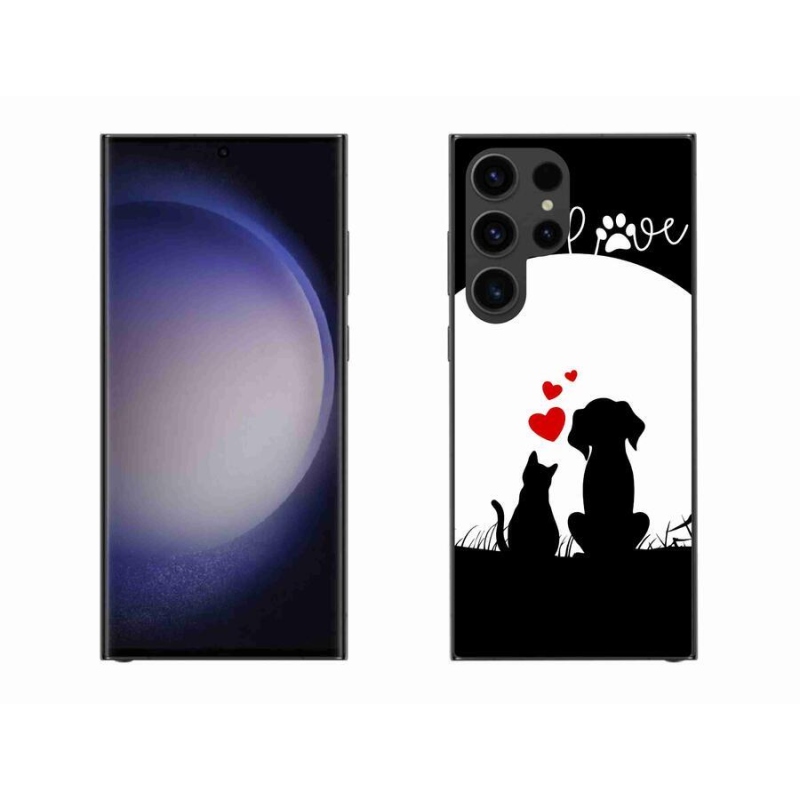 Gél tok mmCase Samsung Galaxy S23 Ultra 5G - állati szeretet