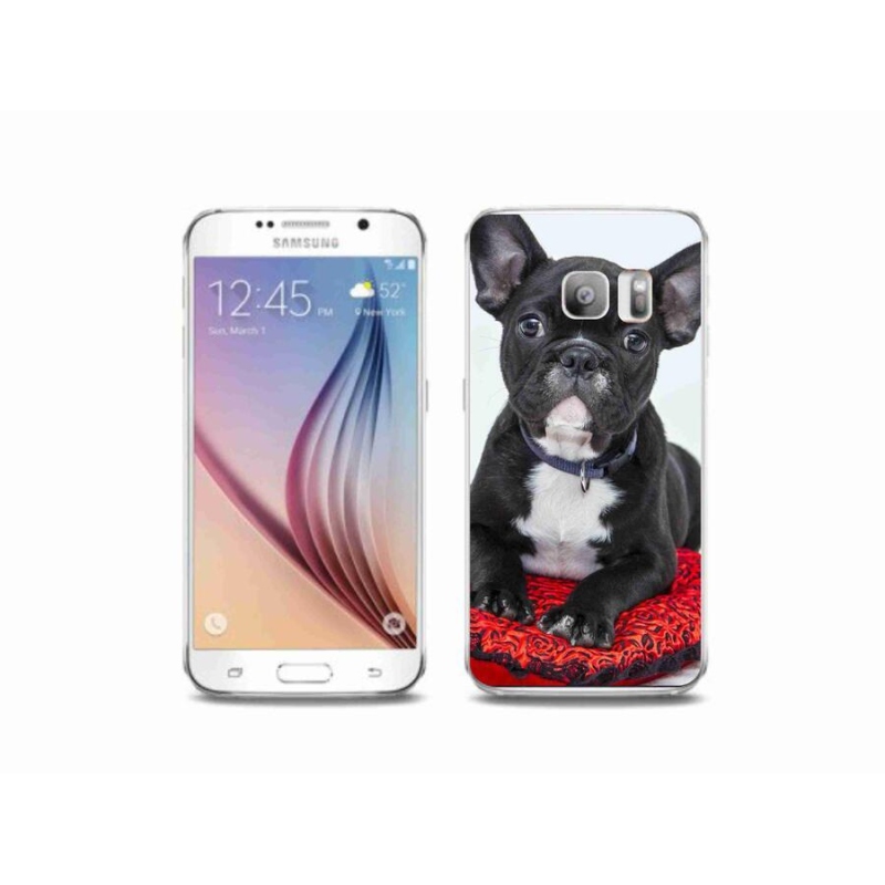 Gél tok mmCase Samsung Galaxy S6 Edge készülékhez - bulldog