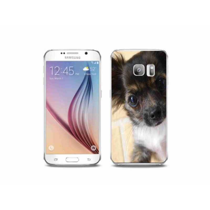 Gél tok mmCase mobiltelefonhoz Samsung Galaxy S6 Edge - chihuahua 2