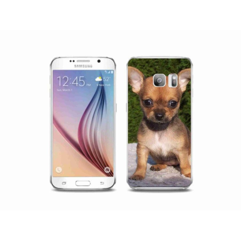 Gél tok mmCase Samsung Galaxy S6 Edge készülékhez - chihuahua 3