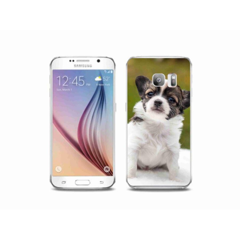 Gél tok mmCase mobiltelefonhoz Samsung Galaxy S6 Edge - chihuahua 4