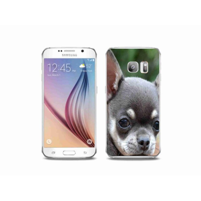 Gél tok mmCase Samsung Galaxy S6 Edge készülékhez - chihuahua