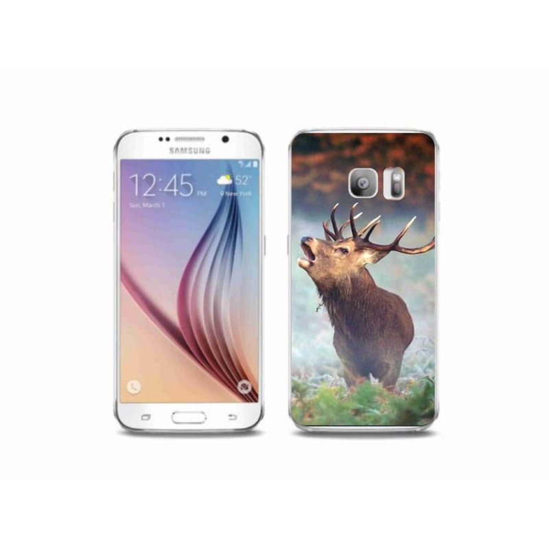 Gél tok mmCase Samsung Galaxy S6 Edge készülékhez - szarvas 2