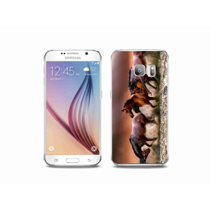 Gél tok mmCase mobil Samsung Galaxy S6 Edge - lovak 1
