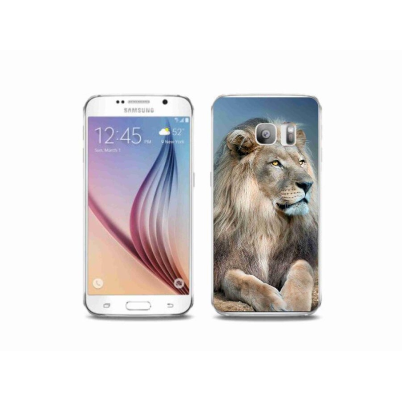 Gél tok mmCase Samsung Galaxy S6 Edge készülékhez - Lion 1