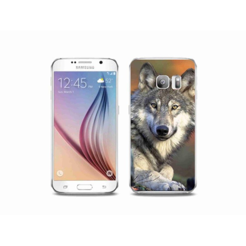 Gél tok mmCase a Samsung Galaxy S6 Edge készülékhez - farkas