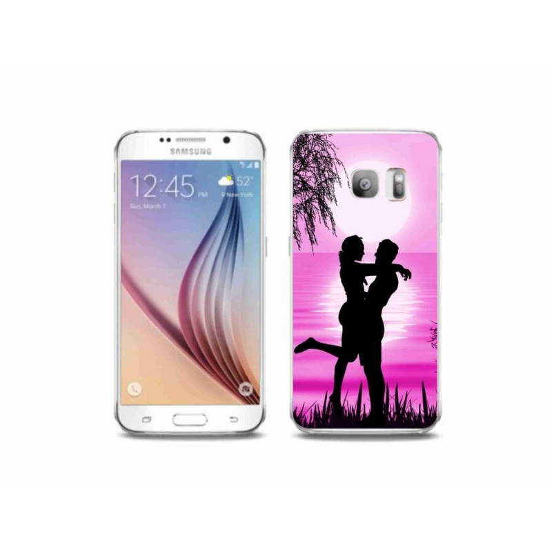 Gél tok mmCase Samsung Galaxy S6 Edge készülékhez - naplemente