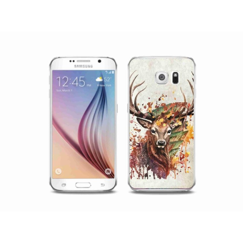 Gél tok mmCase Samsung Galaxy S6 készülékhez - szarvas 1