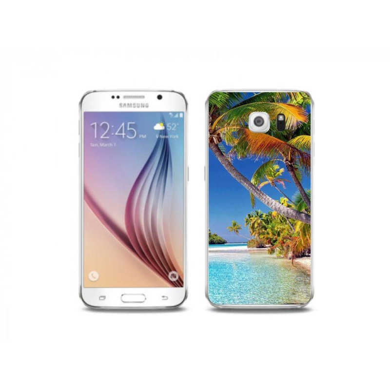 Gél tok mmCase Samsung Galaxy S6 készülékhez - tengerparti tengerpart