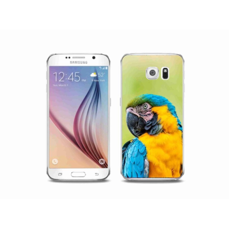 Gél tok mmCase Samsung Galaxy S6 készülékhez - papagáj ara 2