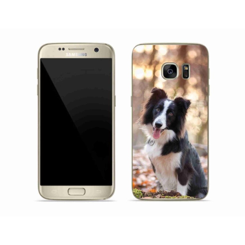 Gél tok mmCase a Samsung Galaxy S7 készülékhez - border colie 1