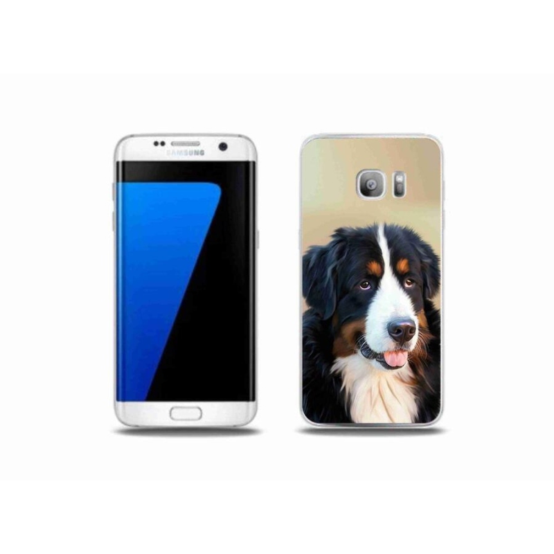 Gél tok mmCase Samsung Galaxy S7 Edge készülékhez - Berni hegyi kutya