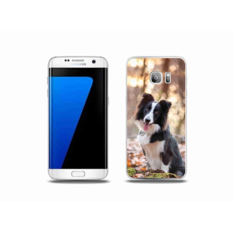 Gél tok mmCase Samsung Galaxy S7 Edge készülékhez - border colie 1
