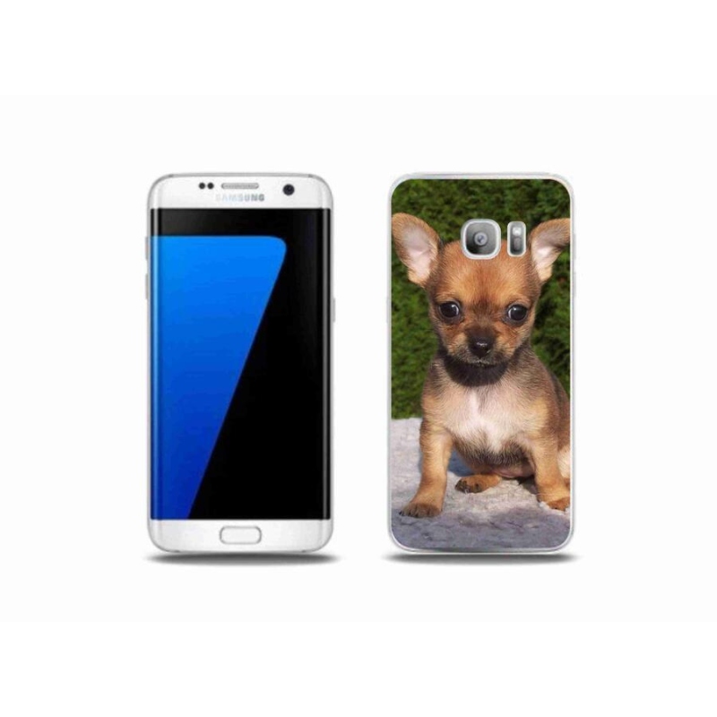 Gél tok mmCase Samsung Galaxy S7 Edge készülékhez - chihuahua 3