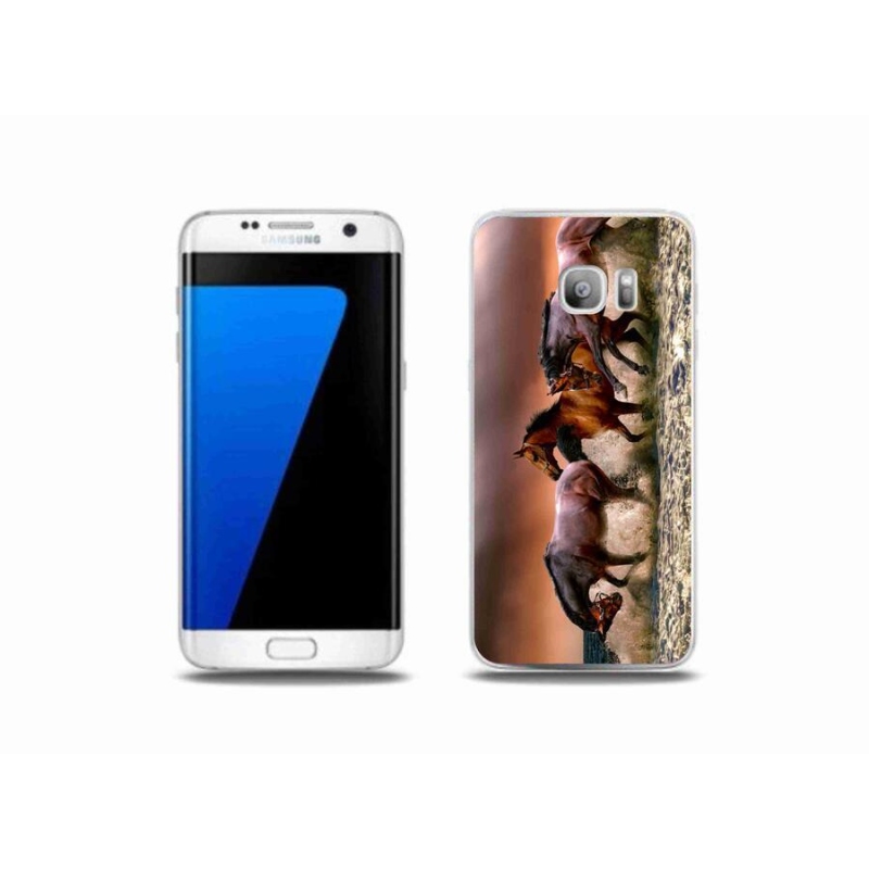Gél tok mmCase a mobil Samsung Galaxy S7 Edge - lovak 1