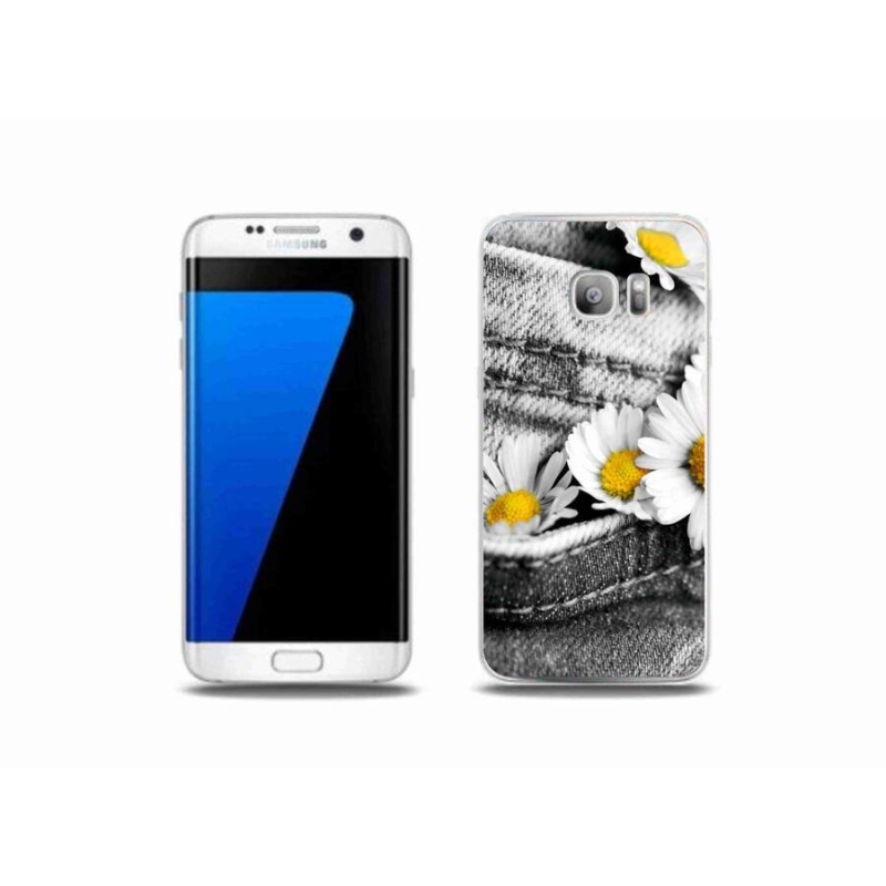 Gél tok mmCase Samsung Galaxy S7 Edge készülékhez - Százszorszépek