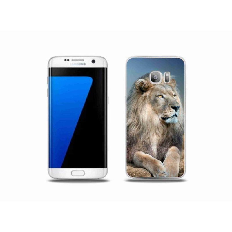 Gél tok mmCase Samsung Galaxy S7 Edge készülékhez - Lion 1