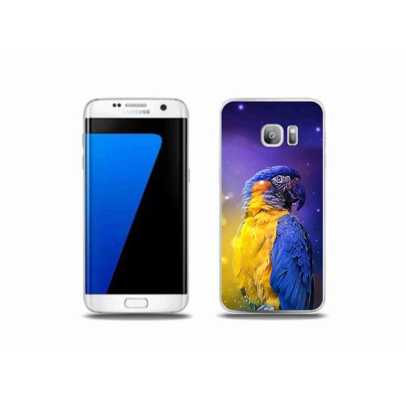 Gél tok mmCase Samsung Galaxy S7 Edge készülékhez - papagáj ara 1