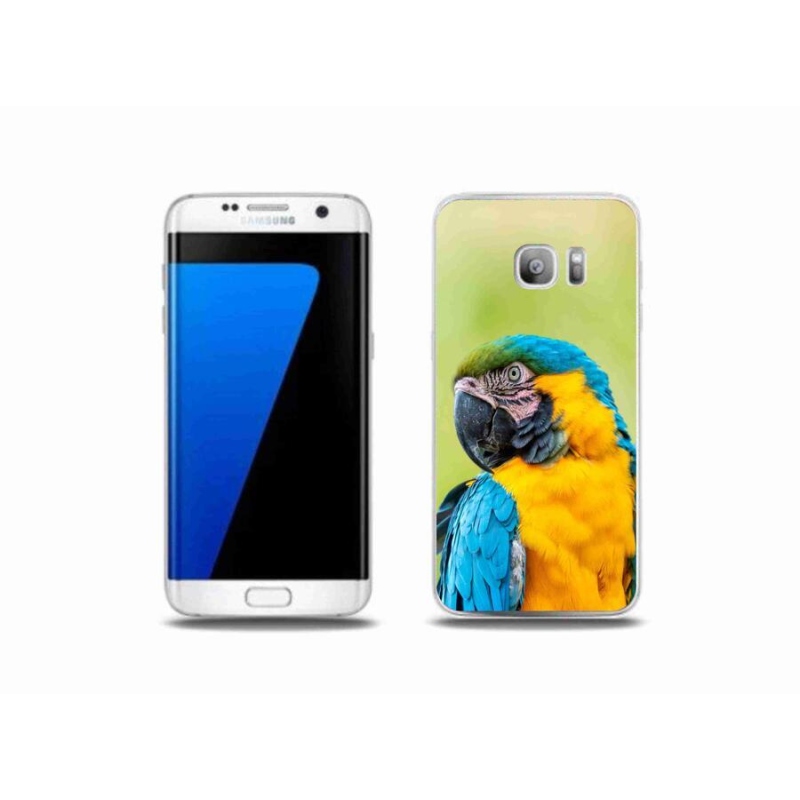 Gél tok mmCase Samsung Galaxy S7 Edge készülékhez - papagáj ara 2